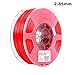 eSUN 3D 3mm PETG Solid Red Filament 1kg (2.2lb), PETG 3D Printer Filament, Actual Diameter 2.85mm +/- 0.05mm, Solid Opaque Red