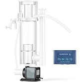 VEVOR Protein Skimmer for 30-80 Gal Saltwater Aquarium Hang On with DC Pump, Protein Skimmer with DC Pinwheel Pump, Adjustable Control, for 30-80 Gal Medium Saltwater Aquariums &amp; Reef Tank Fish Tank