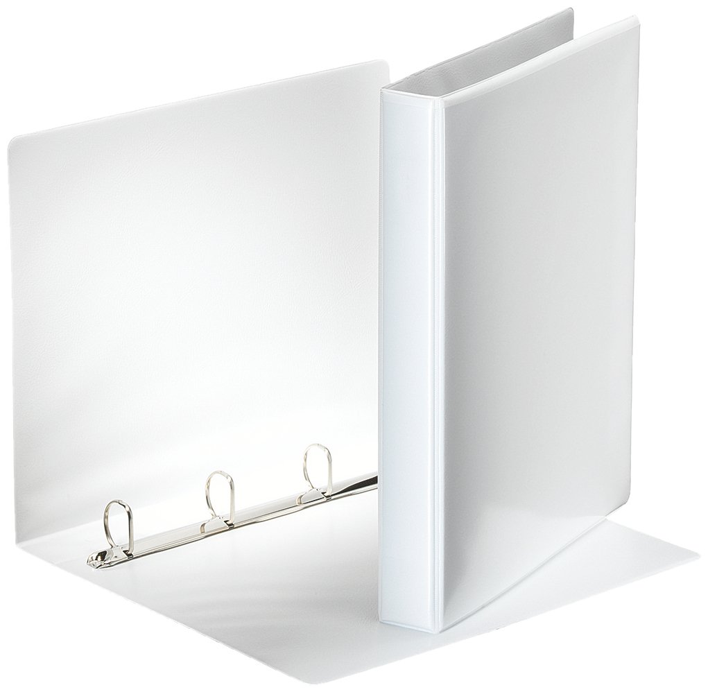 Esselte Essentials Presentation Binder, PP, 2.5 cm Ring Diameter, 49702 - A4, White