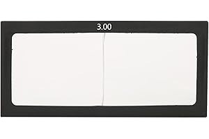 YULATIK 2" x 4.25" Magnification Welding Lens, 3.0 Magnification Welding Glass Magnifier Lens Cheater Lens Eye-Protecting Welding Accessories, Compatible with Most Welding Helmets (3.0)