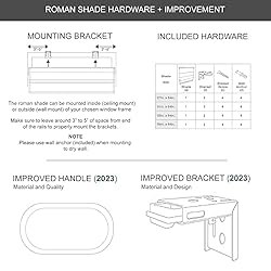 Madison Park Galen Cordless Roman Shades - Fabric