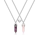 MJartoria BFF Necklace for 2 Crystal Charms Best