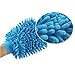 Mop Slippers Dusting Mitt, Duster Mop Slippers Shoes Cover 2 Pairs Mop Slipper Shoes Cover with 2 Pairs Chenille Microfiber Dusting Mitt Wash Mitt for Car,House,Windows Cleaning