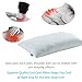 Memory Foam Pillow for Neck Pain, Side Back Sleepers - Shredded Hypoallergenic Bed Pillow with Removable Washable both Cool and Warm Cover - Queen