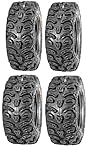 Full set of Kenda Bear Claw HTR Radial (8ply) 27x9-12 and 27x11-12 ATV Tires (4)