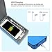 Smart Phone UV Sanitizer Portable UV Light Cell Phone Sterilizer Cleaner Aromatherapy Function Disinfector with USB Charging for iPhone Android Smart Phone Toothbrush Jewelry Watches-Blue