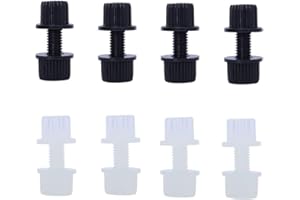 P1Tools Nylon License Plate Frame Bolts & Nuts & Screws Fasteners for Motorcycle, License Plate Screw Bolts