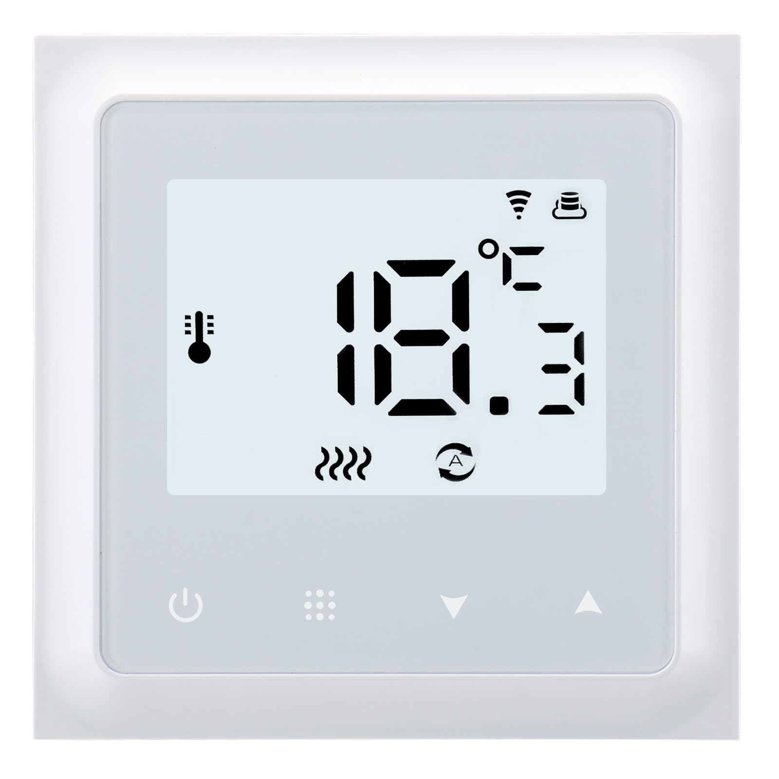 Wengart WiFi Thermostat WG011,AC230V Max3A 2.4GHz Wi-Fi APP TUYA for Radiant Floor Heating,Compatible with Alexa Echo/Google Home,Cooling and Heating Modes Optional