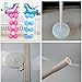 BTRUDI 4-Pack 150cm Balloon Column Base +30pcs Balloon Rings Display Door Stage Stand Holder Festival Party Decors