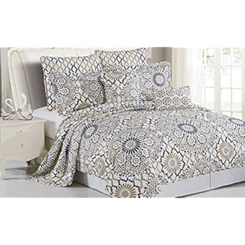 Amazon Com Serenta 7 Piece Printed Microfiber Tradewinds