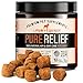 FUR FLOURISH PureRelief Premium Dog Hip and Joint Supplement, Value Pack 155 Soft Chew Treats, Natural Glucosamine Chondroitin MSM Hemp Oil and Turmeric