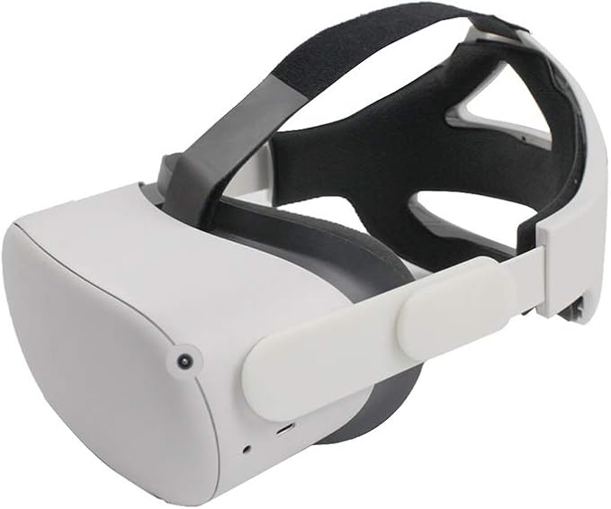 Gmuret Replacement Head Strap Compatible for Oculus Quest 2 VR Headset, Adjustable Reduce Head Gmuret Replacement Head Strap Compatible for Oculus Quest 2 VR Headset, Adjustable Reduce Head