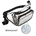 Veckle 2 Pack Clear Fanny Pack Stadium Approved BTS Garth Brooks Concerts Clear Bag for Women, Black