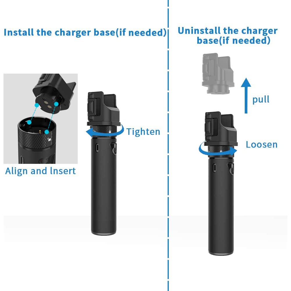 Smatree Extension Rod Power Stick, 5000mAh Portable Osmo Pocket 2 Power Bank with Tripod Compatible with DJI Osmo Pocket 2 & DJI Osmo Pocket 1(Not fit with Pocket 3!)