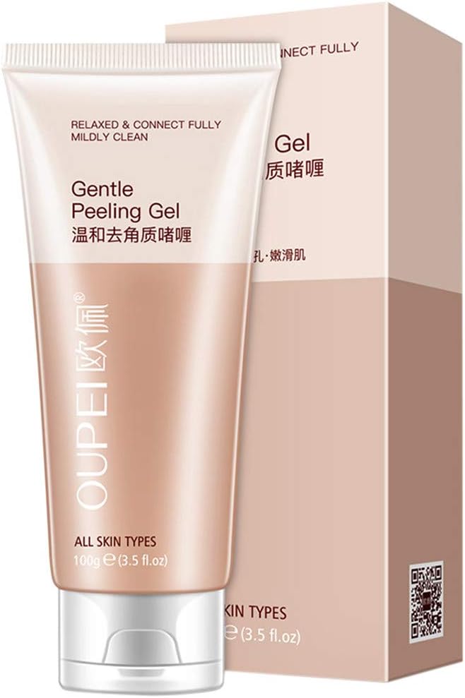 Facial Peeling Gel, general3 Gentle Exfoliator Gel,Cleansing Pores,Softening Exfoliating, Non-scrub Facial Exfoliator Instantly Removes Dead Skin Cells Revealing a Clear Refreshed Face (as show)