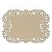 Hortense B. Hewitt Laser Cut Decorative Paper Place Mat, 12.25 x 17.5-Inch, Kraft (30767)