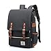 UGRACE Slim Business Laptop Backpack Elegant Casual Daypacks Outdoor Sports Rucksack School Shoulder Bag for Men Women, Tear Resistant Simple Stylish Travelling Backpack in Black