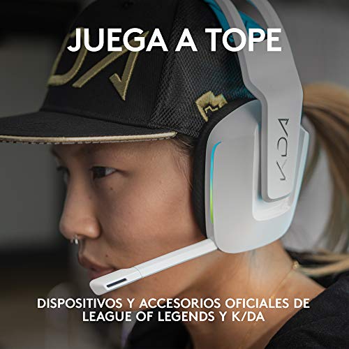 Logitech-G733-KDA-LIGHTSPEED-Auriculares-Inalambricos-para-Gaming-con-Diadema-168M-Color-LIGHTSYNC-RGB-Micro-Blue-VOCE-y-controladores-de-audio-PRO-G-League-of-Legends-PCPlayStation-Blanco
