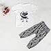 FEITONG 1Set Infant Toddler Baby Boy's Short Sleeve T-shirt Tops+ Pants (12 Months)