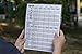 Yardzee Score Cards with Rules on the Back, Laminated Yardzee Score Card, Reusable, Dry Erase score sheet for Giant Outdoor Dice Games, Jumbo Score Sheet for Yahtzee (ONE Yardzee Score Card)