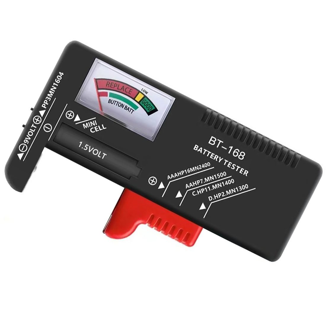 Photo 1 of Battery Tester Checker Battery Capacity Tester Display Checkered Analyzer Digital Universal for C AA AAA D N 9V 1.55V Button Cell Batteries