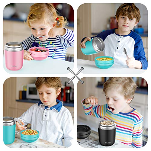 DaCool Food Thermos for Kids With Handle 16 Ounce Insulated Lunch