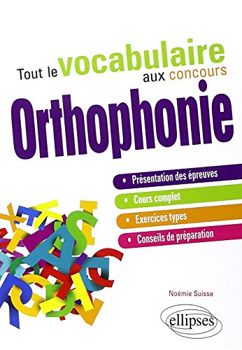 Tout le vocabulaire aux concours d'orthophonie by Noémie Suisse