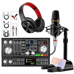 Podcast Equipment Bundle ALL-IN-ONE Audio Interface