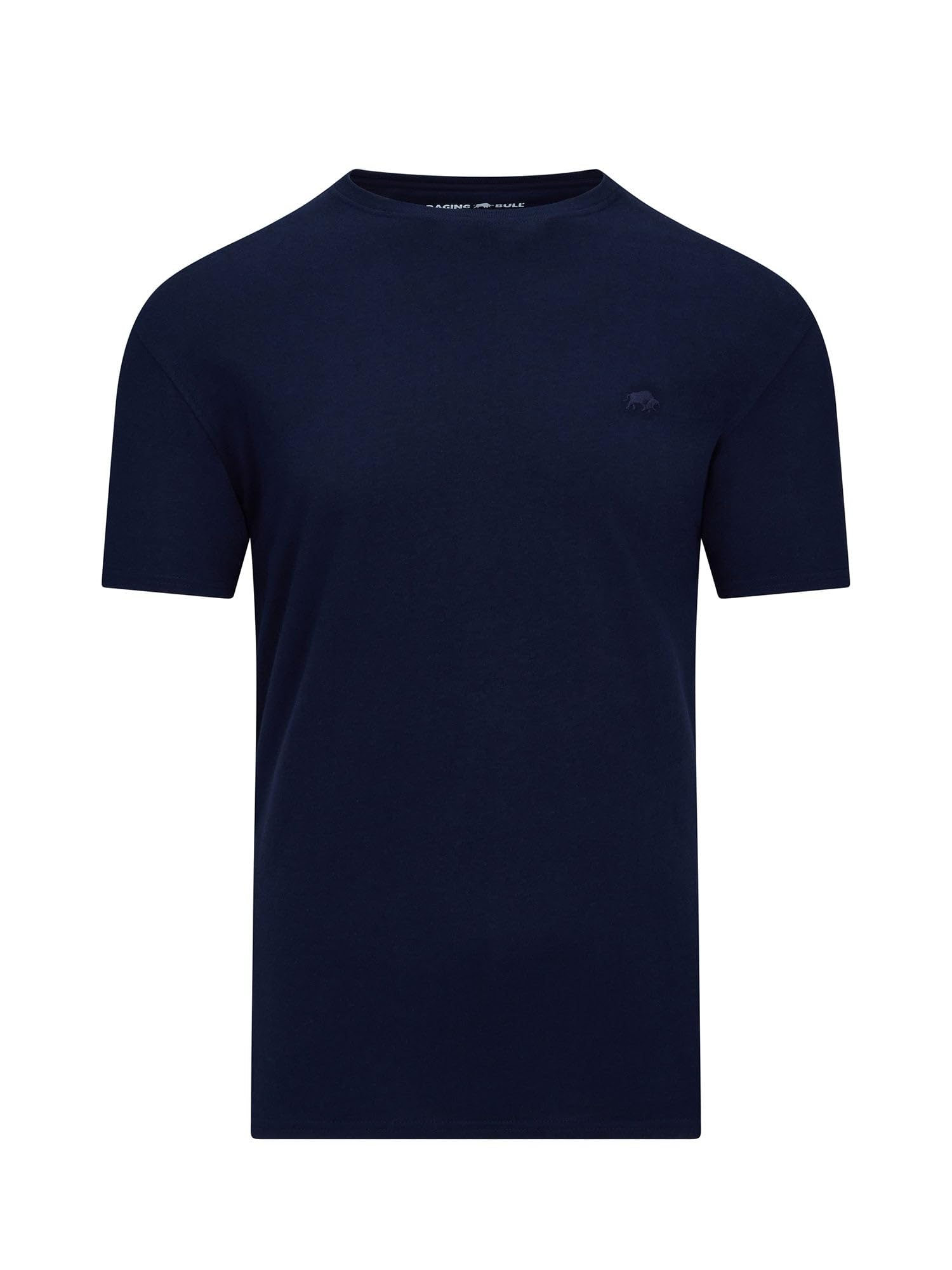 Raging Bull Men's Classic Embroidered Logo Short-Sleeved T-Shirt, Navy, 4XL