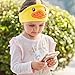 FIRIK Kids Headphones Volume Limited Soft Children Fleece Headband Size Adjustable Toddler Headphones Perfect for Travel, Home,School and Christmas Birthday Gift - Duck