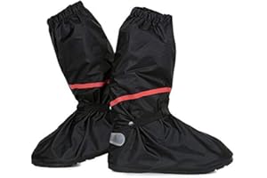 HOLIBERTY Shoe Covers,Women Men Non-slip Waterproof Zipper Rain Snow Shoes Boots Covers Reusable for Outdoor Camping Fishing Cycling Riding Bike Motorcycle Rain Suit Shoe Cover Protective Gear Travel Overshoes