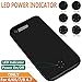 iPhone 6/6s/7/8 Battery Case,80sbrothers [5000mAh] iPhone 6/6s/7/8 Portable Charger,Portable Rechargeable Protective Charging Case,Support Lightning Earphone and Sync-Though(Black)