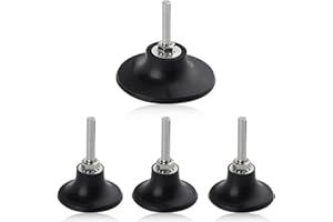 LEONTOOL 4 Pack Quick Change Disc Pad Holder Roll Lock Disc Pad Holder Quick Change Adapter, 2" and 3" Roll Lock Disc Holder 