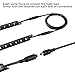 TORCHSTAR 39 Inches Interconnect Cable, Gun Safe Lighting Kit Extension Cable, Under Cabinet Light Extension Cord, LED Under Cabinet Lighting Accessories, Pack of 4