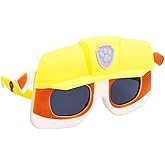 Sun-Staches Paw Patrol Child Sunglasses | Chase, Skye, Rubble, Zuma or Rocky Costume Accessory | One Size Fits Most Kids