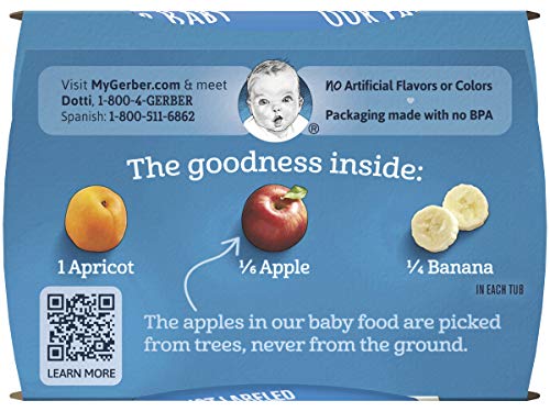 gerber apricot baby food