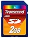TRANSCEND 2GB SECURE DIGITAL CARD RETAIL - Sold as 2 Packs