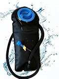 Outfitter Warehouse Hydration Water Bladder 3L with a Soft Bite Mouth Piece and Insulated Tube - On-Off Valve Switch for Backpacks - (3L)
