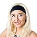 Hipsy Adjustable & Stretchy Basic Xflex Wide Headbands for Women Girls & Teens