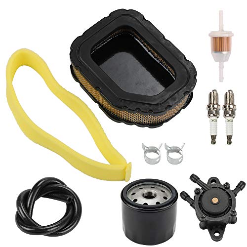 32 083 03-S Air Filter with 24 393 16-S Fuel Pump 12 050 01-S Oil Filter for Kohler SV710 SV715 SV720 SV730 SV735 SV740 Courage Engine
