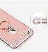 Bonice iPhone 7 Plus Case, Diamond Glitter Luxury Crystal Rhinestone Soft Rubber Bumper Bling Case with 360 Degree Rotating Ring Grip/Stand Holder/Kickstand for iPhone 7 Plus - Red