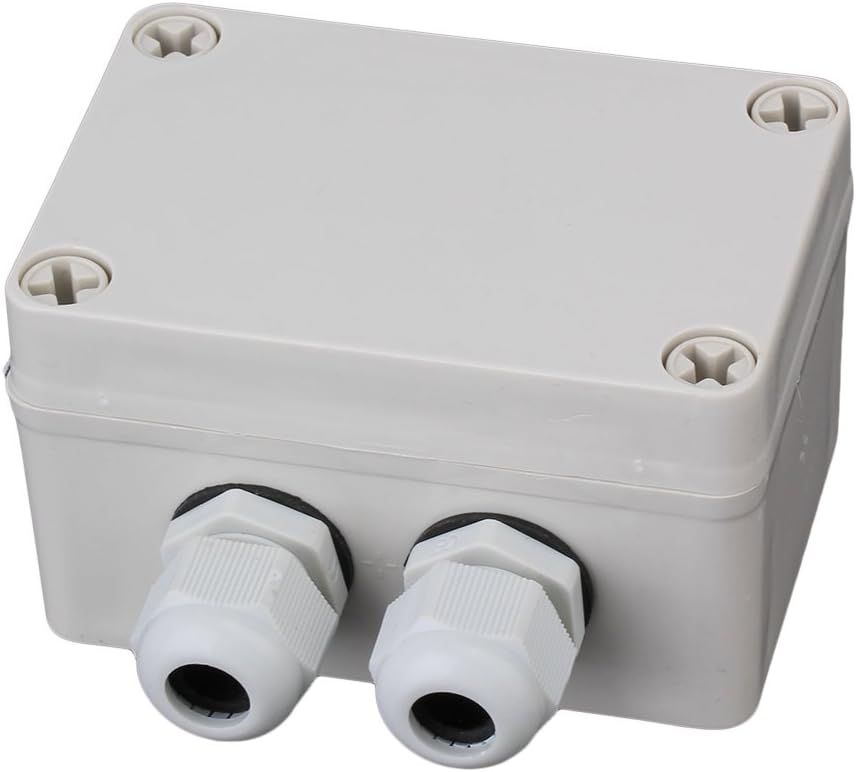 White Plastic Waterproof 6 Position Terminals Electric Junction Project Box Amazon.co.uk DIY
