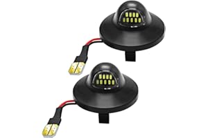 kanuoc F150 License Plate Light Led Lamp Assembly Suitable for Ford F150 F250 F350 Super Duty Ranger Expedition Explorer Bronco Excursion, Full Led Rear Plate Lights Perfect for Updating or Replacing