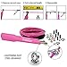 iheartsynergee Pink Speed Rope - (2) Adjustable 10 Ft Cable - Steel Ball Bearings - for Crossfit, MMA, Boxing & Fitness