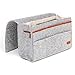 Kenley Bedside Caddy - Bed Skirt Storage 7-Pocket Organizer for Bedroom, College Dorm Room, Bunk, Loft Beds, Sofa - Under Mattress Holder Bag 9