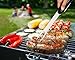 5-in-1 BBQ Grilling Multi Tool Stainless Steel Barbecue Grill Accessories Foldable and Detachable Tool Set Kit with Case Dishwasher Safe Best for Outdoor Grilling and Tailgating