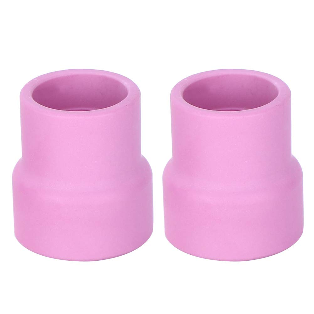#12 Ceramic Welding Cup 2Pcs TIG Alumina Nozzles Ceramic Shield Cups for WP-9 WP-20 WP-25 Air-Cooled Welding Torch