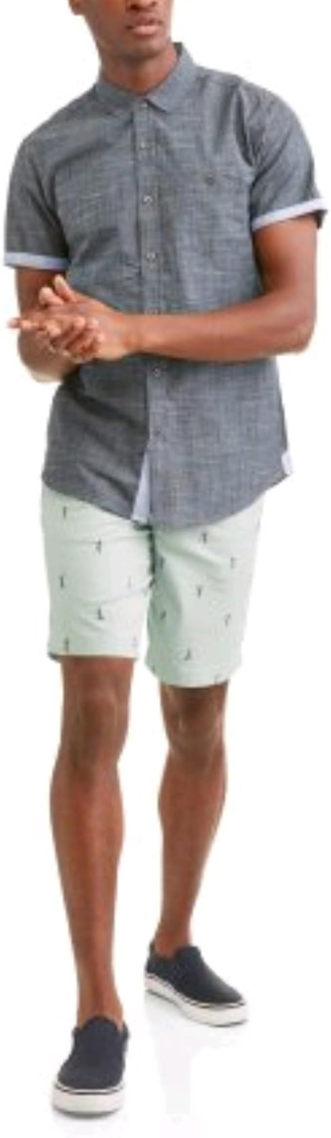 george mens denim shorts