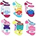 DreamWorks Trolls Movie Girls Big Kid 6 pack Socks (6-8 Girls (Shoe: 10.5-4), Fuzzy Trolls White)