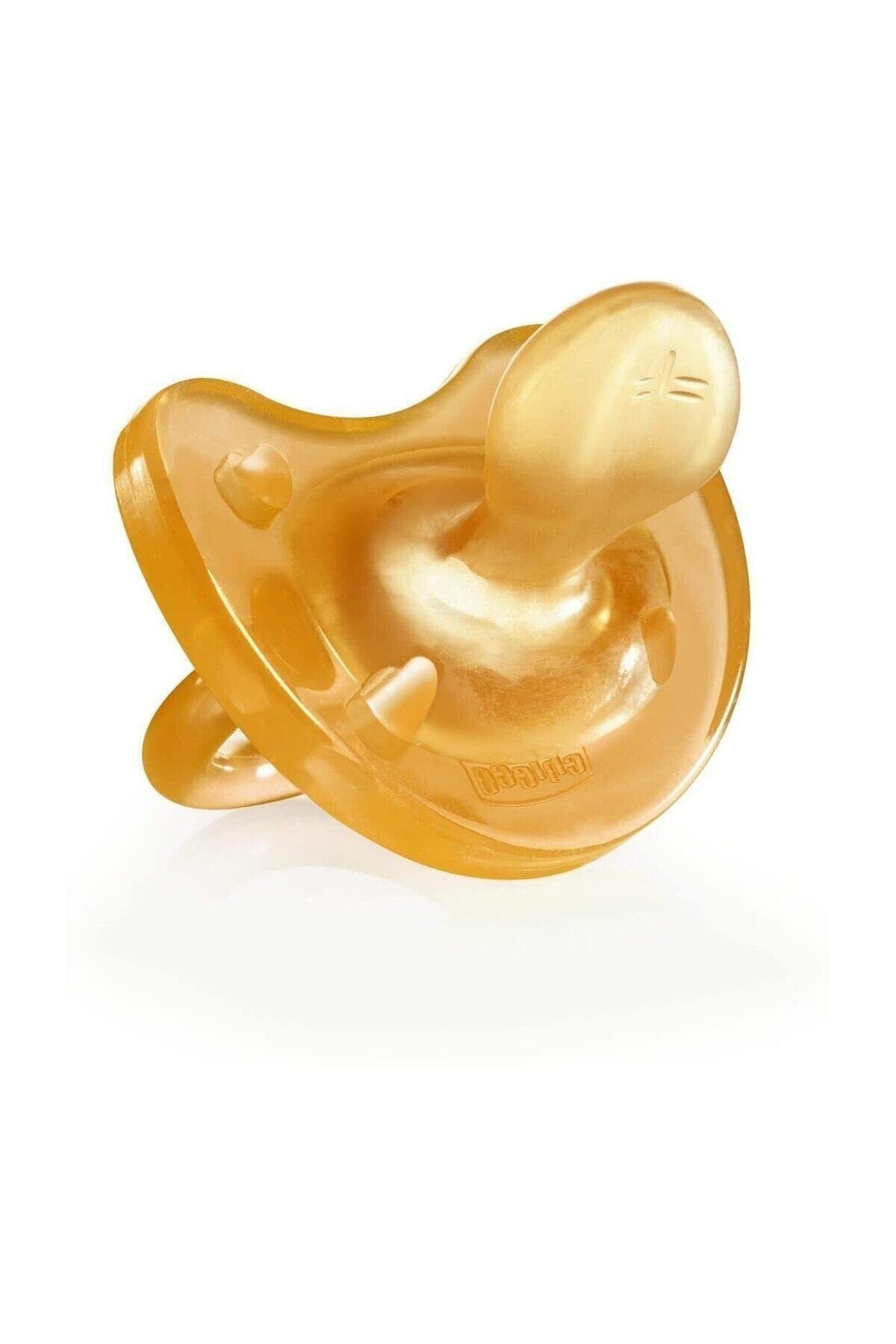 Chicco Physio Soft 00073000310000 Teat 0m+, Rubber, 1 Piece, Neutral, Orange — image 1